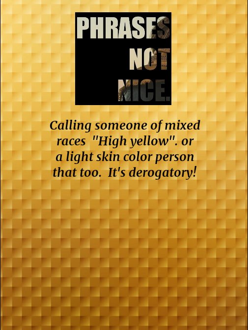 DirectDart's tweet image. Me and my siblings do have family members on my mom and dad side of the families that have help us deal with these words while we were growing up. But I still see other people going through this and they might not had known how to let people know these words are not nice.