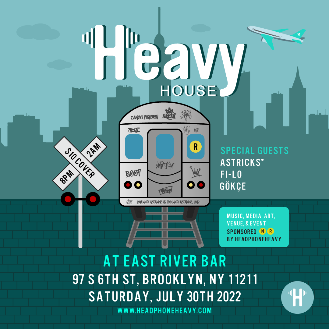 Headphoneheavy's tweet photo. Tomorrow #brooklyn is getting heavy on the account of some house music. Don't miss out on a night full of vinyl, vendors, art, and drinks at East River Bar Brooklyn Saturday, July 30th!

Tickets available online or at door
Doors open 8pm - 2am
21+ | $10 cover https://t.co/DQzbr2cTYr