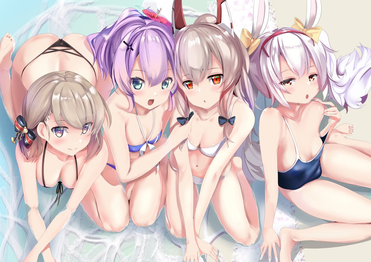 Spending some time with the others at the beach on this hot day