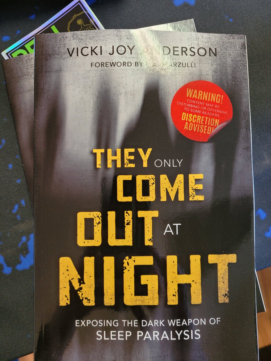 RealDarkNews's tweet photo. Are you at Go Therefore? We are, and so are Vicki's new books!

If you have dealt with sleep paralysis this is a must read! https://t.co/uR6ZmTHIaj