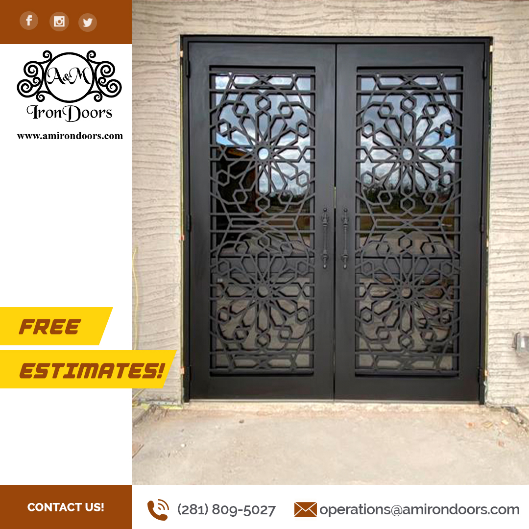 AMIronDoors's tweet photo. Bring beauty and durability to your home with custom doors. ๐คฉ Get your custom double iron door by A&M Iron Doors!
Get a free quote! ๐ฒ (281) 809-5027
#irondoors #doubledoors #houstonirondoors #amirondoors #customirondoors #wroughtirondoors #exteriorirondoors https://t.co/pKOm36sGuf