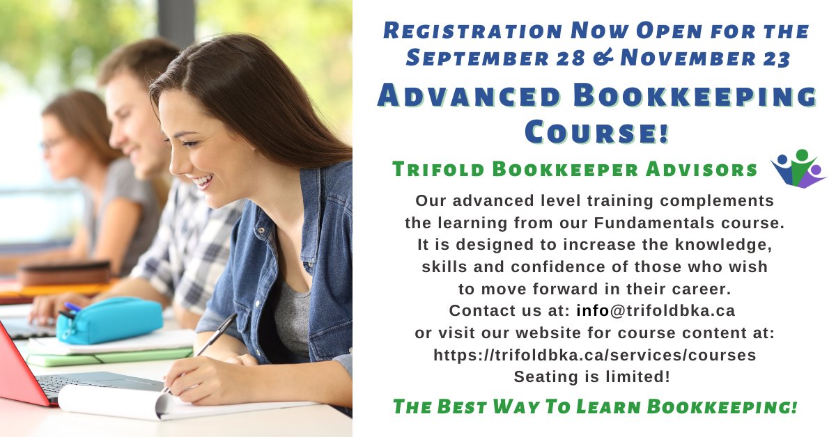 Trifold Bookkeeper Advisors (@trifolda) on Twitter photo 