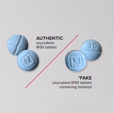 Beware of #fakepills sold on the Internet or street! Talk to your teenagers about it. The DEA says  4 out of every 10 counterfeit pills that are tested come back positive for a potentially lethal dose of #fentanyl, which is about 2 mg. Free Narcan at cayugacounty.us/narcan.