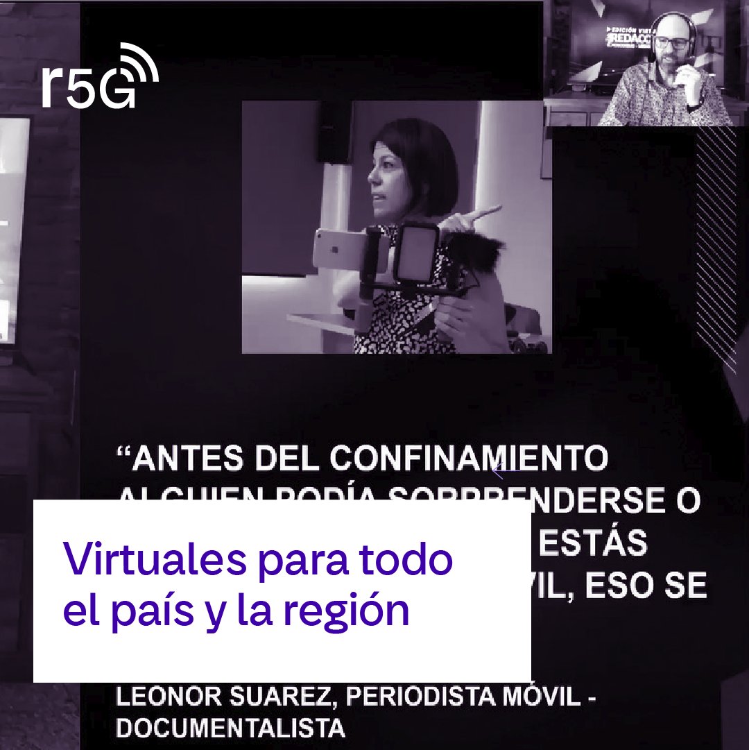 Redacciones5G's tweet photo. Nuestros #Talleres gratuitos nacieron en 2015 para facilitar la implementación de las nuevas tecnologías de conectividad móvil en el #Periodismo. 

¡Ya pasamos por 250 medios y seguimos capacitando💪!

¿Querés un taller #R5G en tu medio? Escribinos 👉 https://t.co/FuPYuUjC4d https://t.co/mYdbZDB7fB
