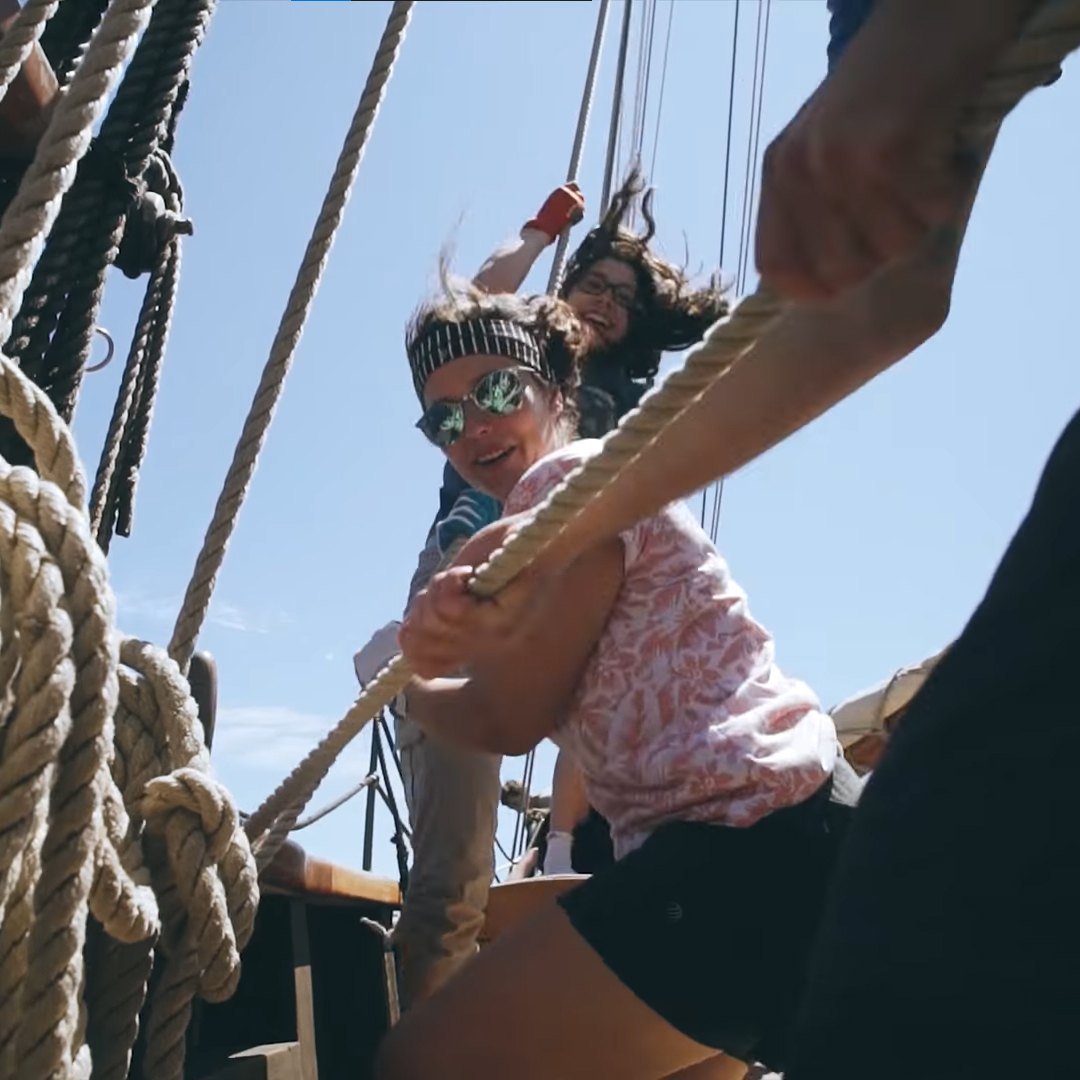 tallshipscan's tweet photo. Look at these smiles! 😎
@saltsvictoria  is back on the water for summer camps, after a two year break, and we couldn’t be happier! 🐋 https://t.co/doBUZxbZEJ