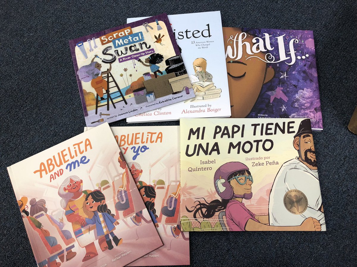 CruzClass's tweet photo. Thank you to @FirstBook for allowing my students to see themselves in a variety of books. The low prices and discounts have made it possible to provide my students with diversity. @FirstBookHaul #bilingualteacher https://t.co/OMSnaDx4WJ