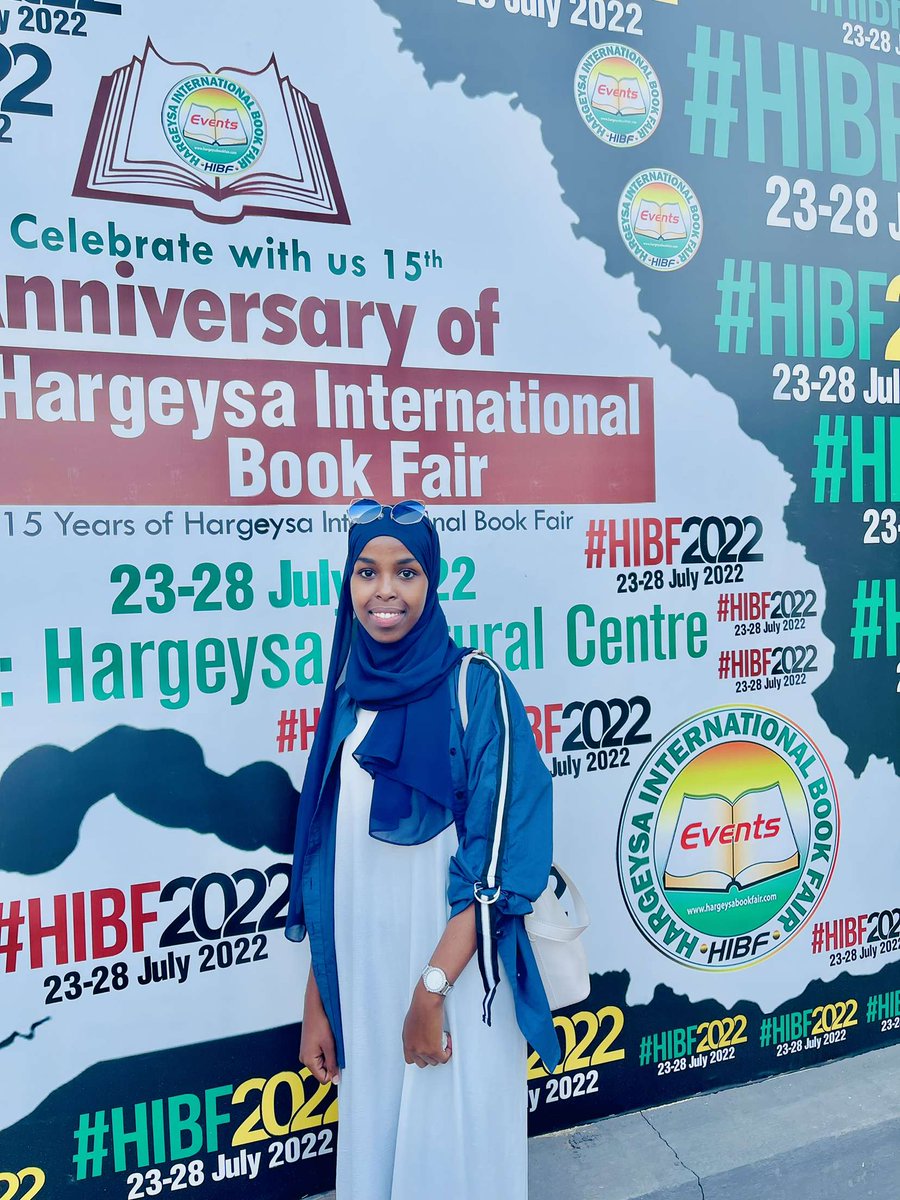 gasirah_'s tweet photo. Hargeisa International Book Fair was ended successfully. #hibf2022
As artist we exhibited our artworks on there. Its much needed to do more art exhibitions and art gallery in our environment. Thanks to my team @shaimamead @ayn_saed #naseeba #hanad #amiin #nimco. @yyusufd https://t.co/Nl1oZ9VgUj