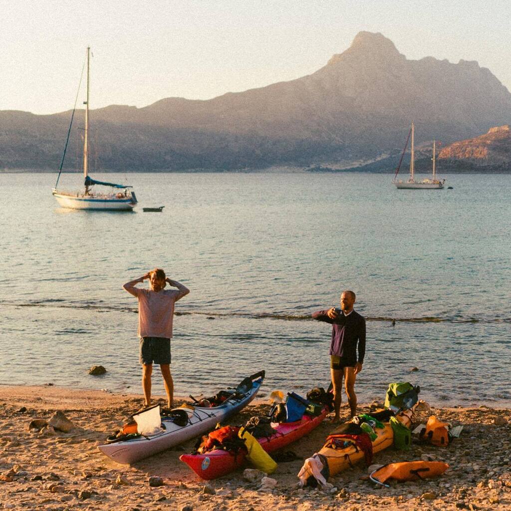 Somewhere in the day 8 or 9 range of a 30 day paddle around the island of Crete, Greece. Morning coffee + salt water swims was an ideal start to some very long days, simplicity in tandem with challenge has been something I’ve sought out more and more these days.