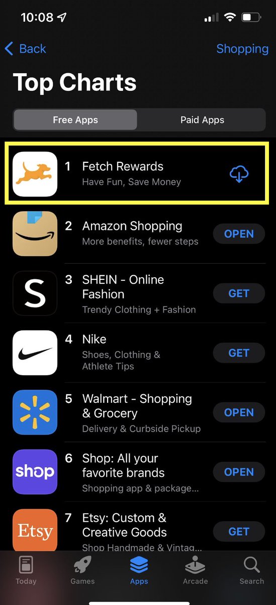 #1 on the App Store in the Shopping category. I’m going to leave it at that! #FridayFeeling #FetchRewards