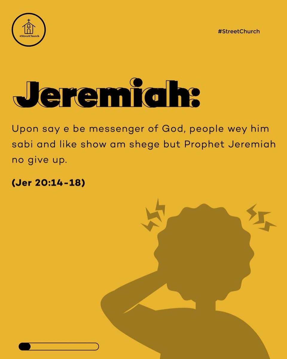 streetchurchh's tweet photo. No be today people start dey see crazy, e don tey! Dis post na to encourage you say that level wey you dey go through, you go see the end &amp; you go win! 

Stay Jiggy!
.
.
#streetchurch #streetbible #dailydevotional https://t.co/QPht8VPyG7