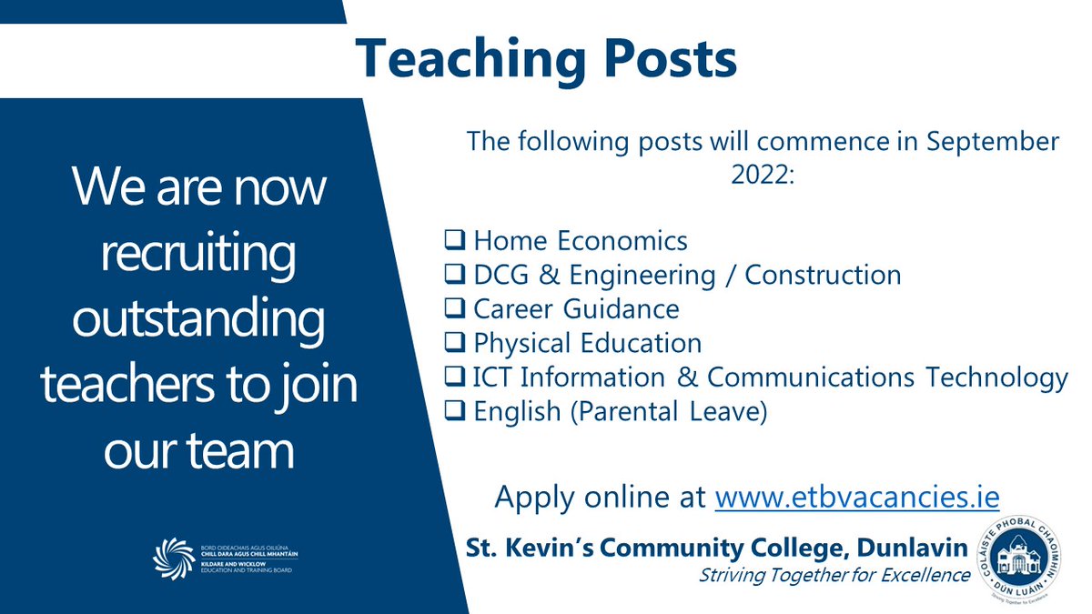 St. Kevin's Community College, Dunlavin tweet media