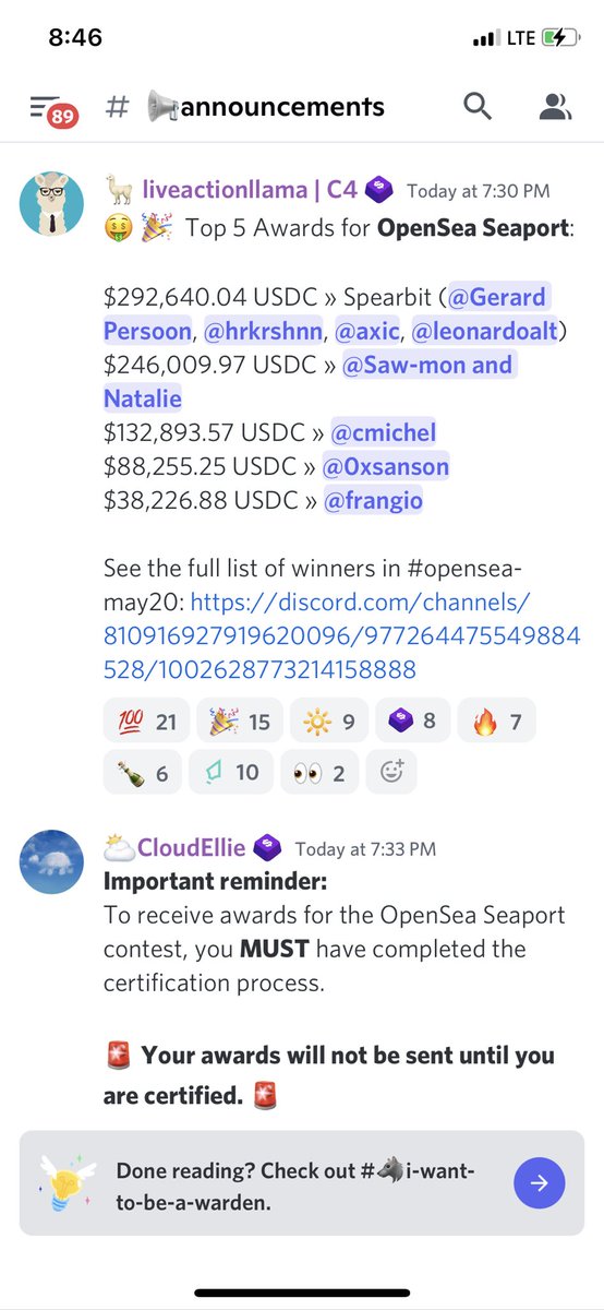 How it started    How it’s going
<a href="/opensea/">OpenSea</a> <a href="/code4rena/">Code4rena</a> 

<a href="/gpersoon/">Gerard Persoon</a> 🤝 <a href="/hrkrshnn/"></a> 🤝 <a href="/alexberegszaszi/">axic.eth</a> 🤝 <a href="/leonardoalt/">Leo Alt</a> 
🫡🔛🔝