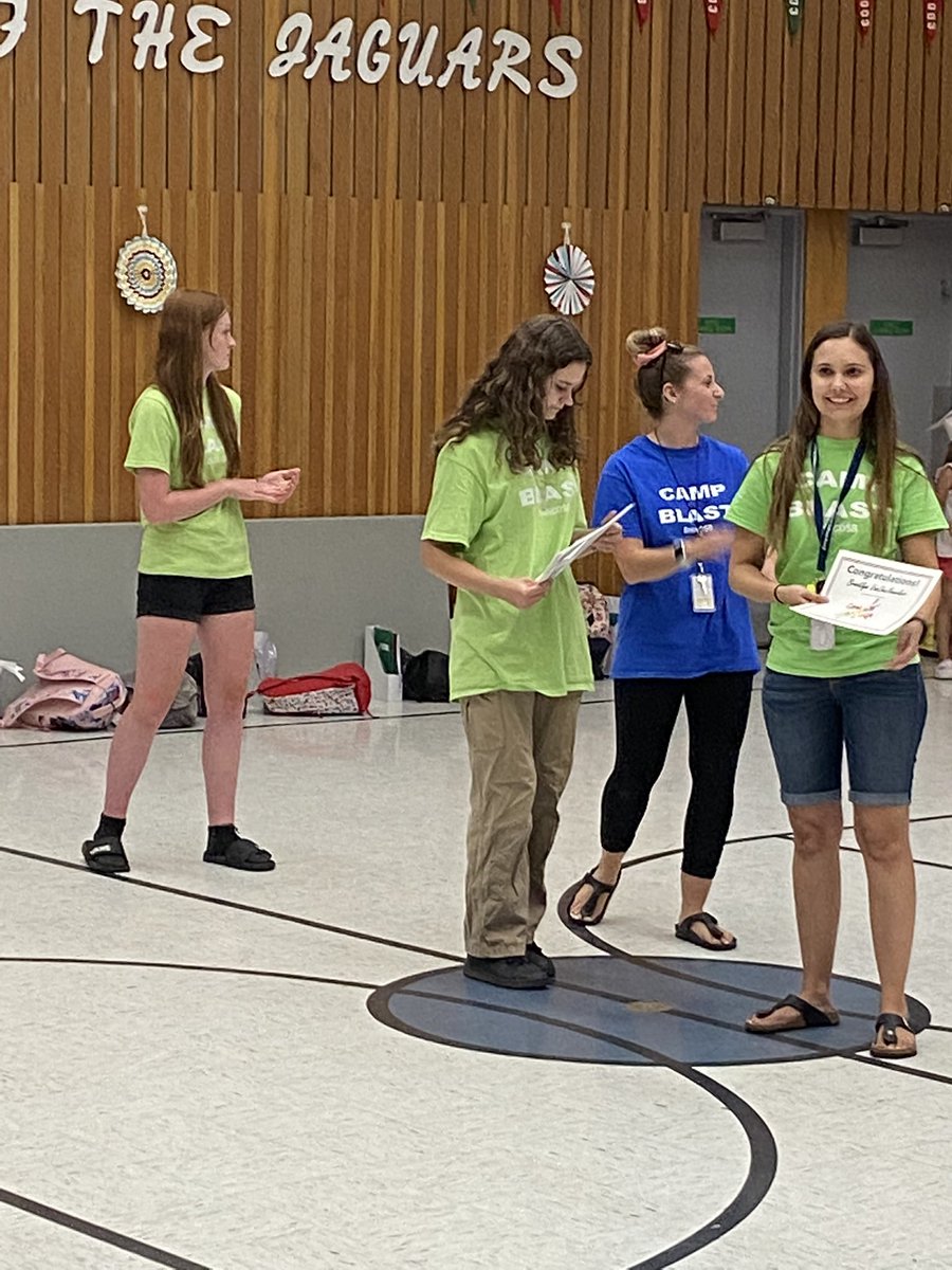 Congrats to all of the Camp Blast graduates!  Special thanks to <a href="/Miss_S_Conway/">Sarah Conway (she/her)</a> and all of the leaders for another successful summer camp! <a href="/stjcatholic/">St. Joseph's</a>