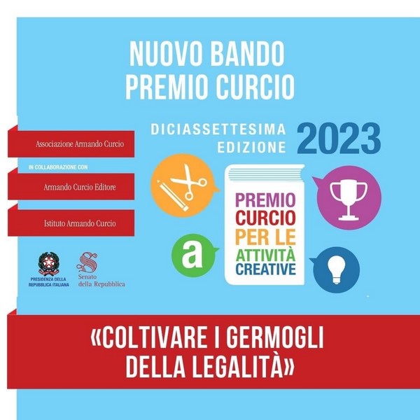 ReferPost's tweet image. referencepost.it/2022/07/29/pre…
L’Associazione Armando Curcio è fiera di presentare, per l’anno scolastico 2022/2023, la XVII edizione del «Premio Curcio per le Attività Creative», un’iniziativa rivolta ai più giovani, per incentivarli alla lettura, alla scrittura e al confronto.
