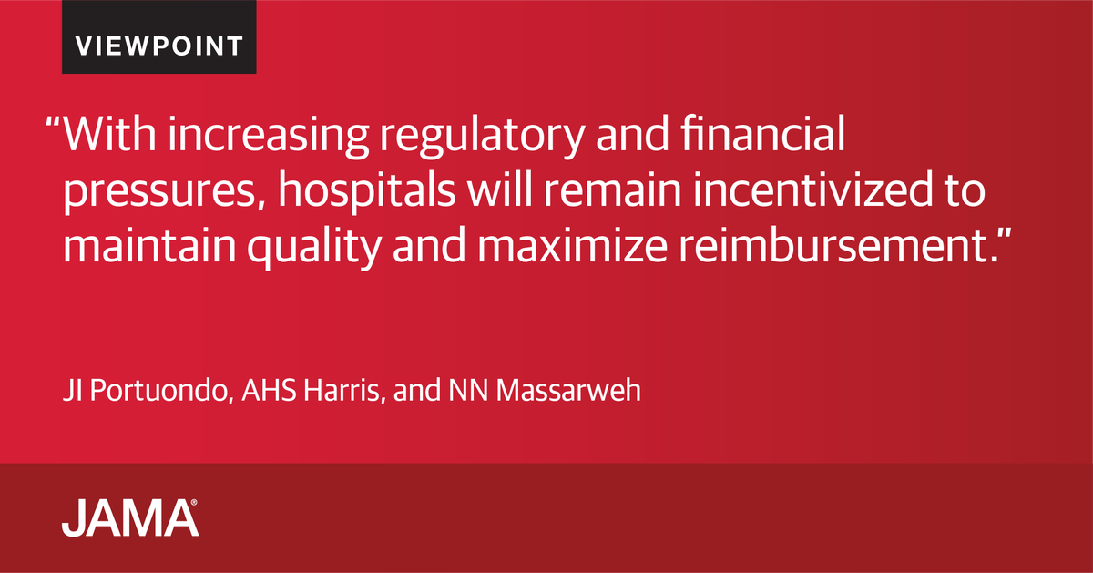 JAMA (@jama_current) on Twitter photo Viewpoint from <a href="/drjorgeportuon1/">Jorge Portuondo, MD</a>, <a href="/dr_alexharris/">Alexander Harris</a>, and Nader N. Massarweh, MD, MPH, discusses using administrative codes to measure #healthcare quality. ja.ma/3Q1sgQe Viewpoint from <a href="/drjorgeportuon1/">Jorge Portuondo, MD</a>, <a href="/dr_alexharris/">Alexander Harris</a>, and Nader N. Massarweh, MD, MPH, discusses using administrative codes to measure #healthcare quality. ja.ma/3Q1sgQe