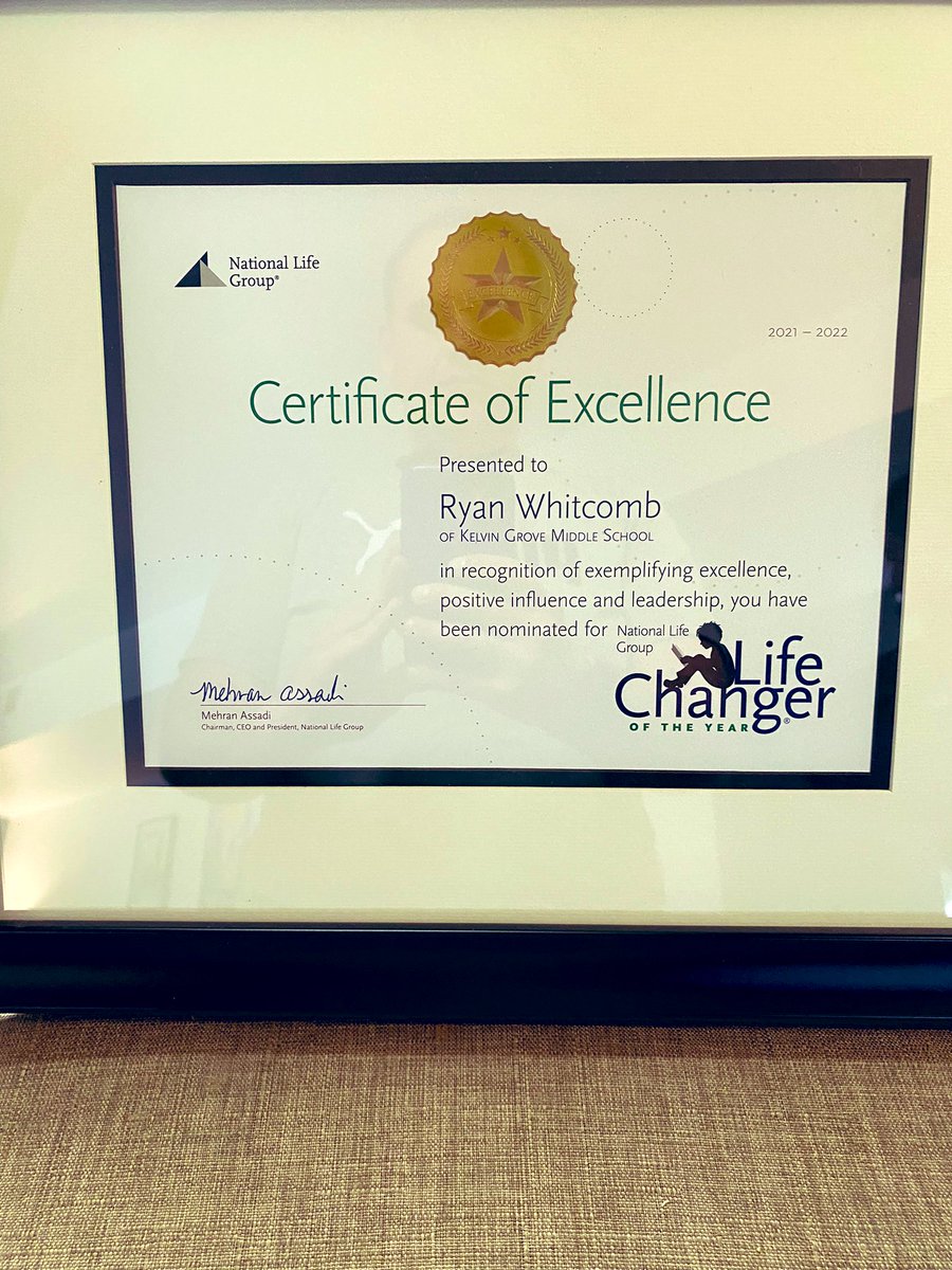 SUPER excited to see this at my doorstep today!! Thank you, <a href="/NLGroup_LCOY/">National Life Group LifeChanger of the Year</a>!