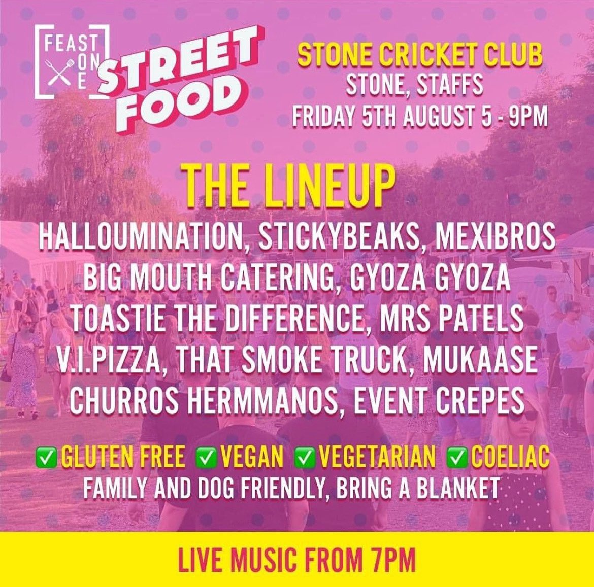 StoneSPCC's tweet photo. 1 week to go until the next instalment of Feast Stone https://t.co/U6fPuNAlVH