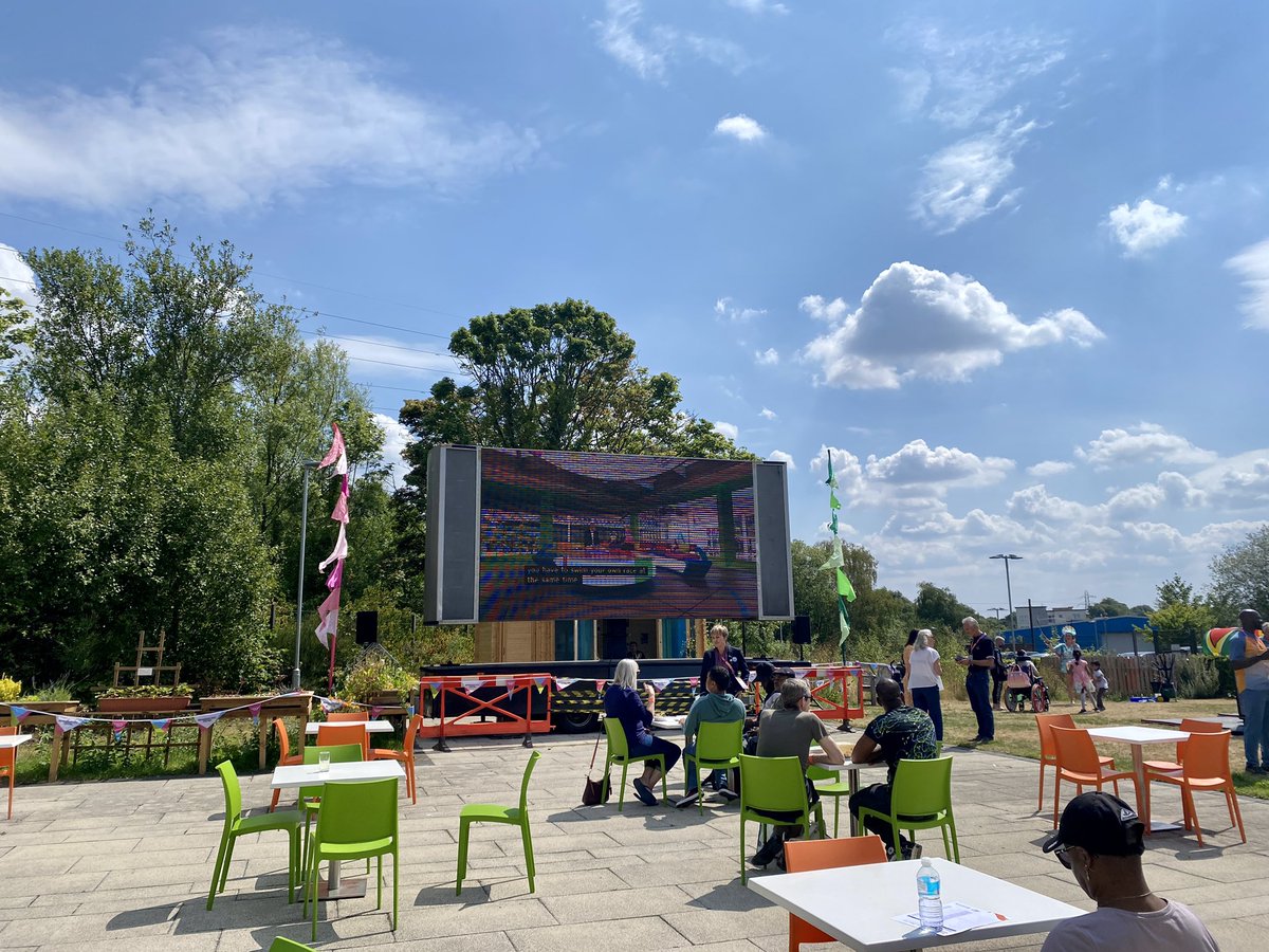 An amazing start to <a href="/sensecharity/">Sense</a> #CommonwealthGames2022 fully inclusive live site and so proud to be part of the first of its kind <a href="/touchbasepears/">Sense TouchBase Pears</a> #brum #inclusion <a href="/StephSenseArt/">StephanieSenseArts</a> <a href="/SenseSportWM/">Callan Barber Sense</a>