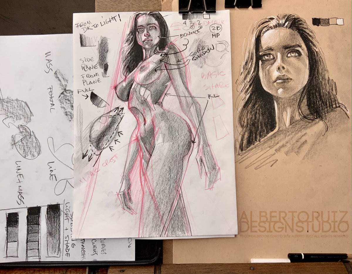 Last night with my awesome students. #artbooks #sketchbook #figuredrawing #characters #female #figurativeart #pinupart