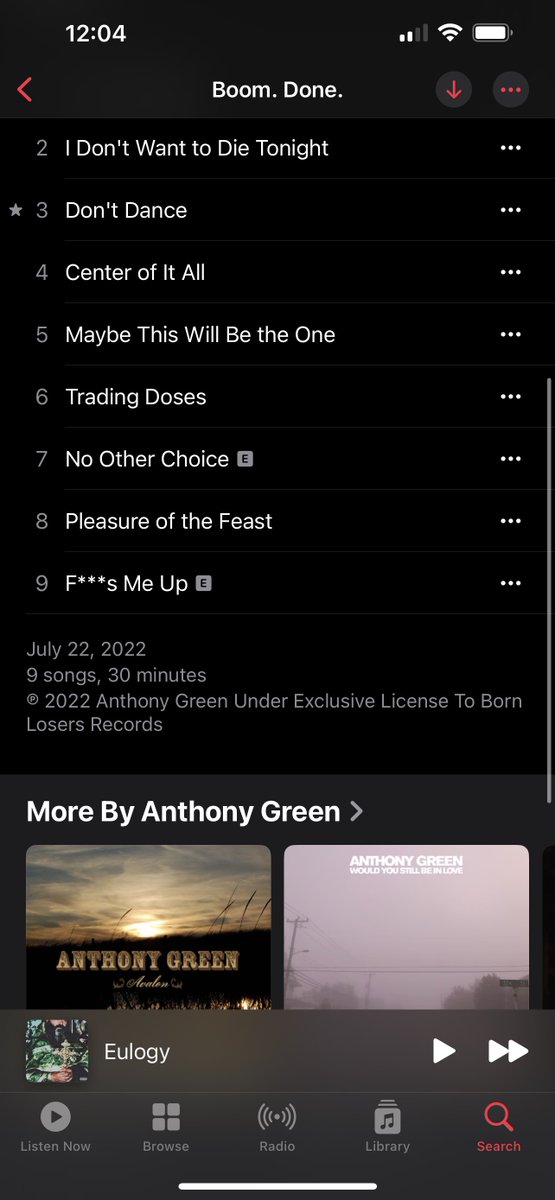 Hey <a href="/AnthonyGreen/">anthony green (he/him)</a>, what’s up with the track 2022 on the album? Will it be available again? Or what’s up with it? Just wondering..