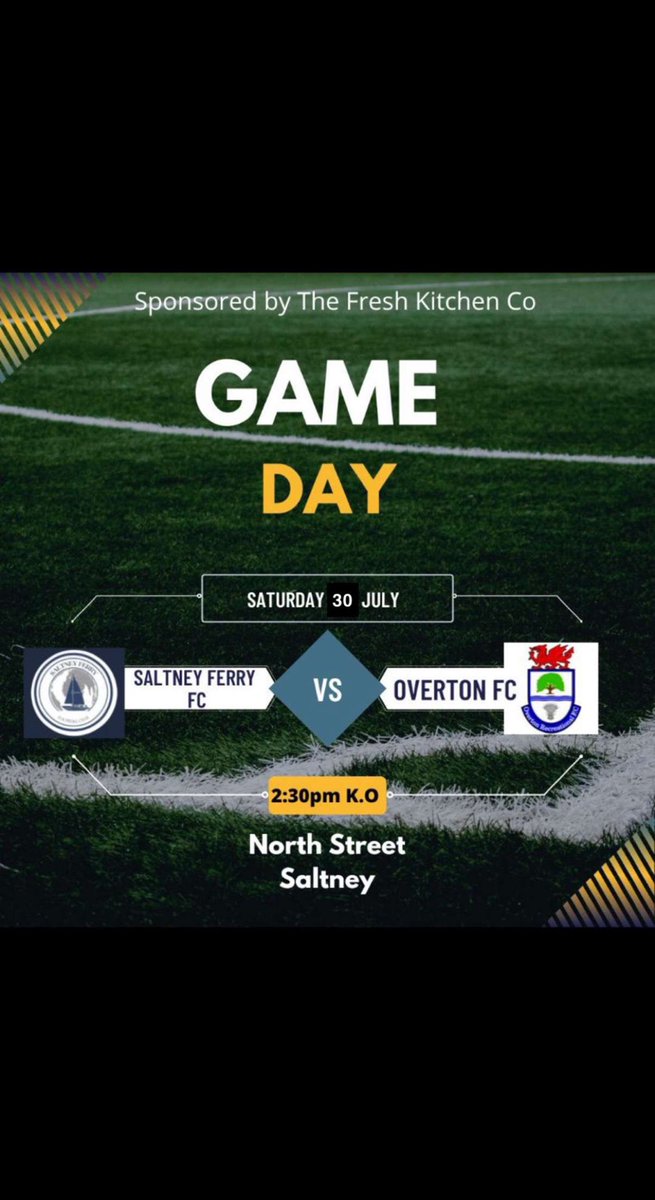 Tomorrow we host Overton recreation in our season opener.

Come down an show some support for the lads. UP THE FERRY ⚽️