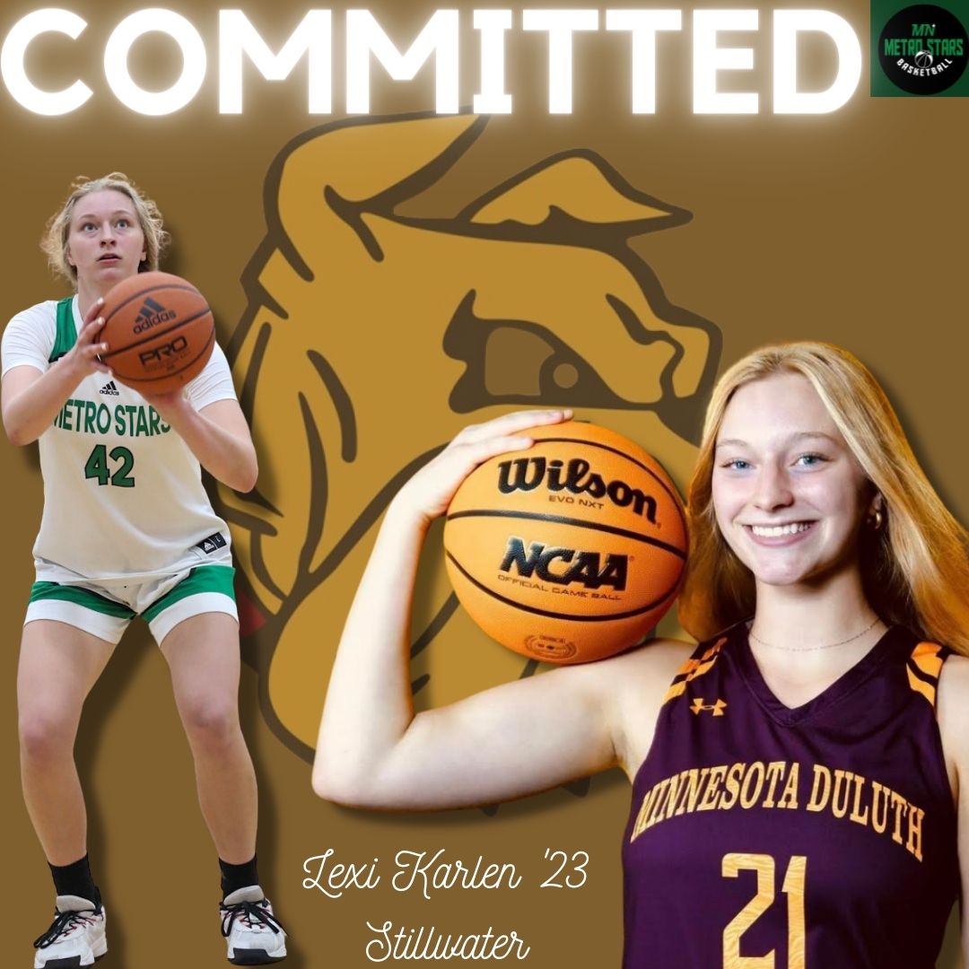 MN Metro Stars (@mnmetrostars) on Twitter photo Congratulations <a href="/KarlenLexi/">Lexi Karlen</a> on her commitment to University of Minnesota Duluth!!! <a href="/EKK42000/">3 in the lane</a>
<a href="/MandyPearson_/">Mandy Pearson</a> <a href="/UMDWomensBBall/">UMD Women's Bball</a> Congratulations <a href="/KarlenLexi/">Lexi Karlen</a> on her commitment to University of Minnesota Duluth!!! <a href="/EKK42000/">3 in the lane</a>
<a href="/MandyPearson_/">Mandy Pearson</a> <a href="/UMDWomensBBall/">UMD Women's Bball</a>
