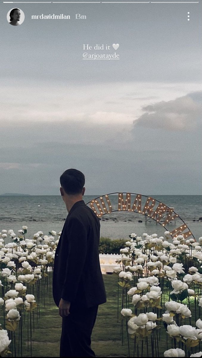 ma1208an's tweet photo. And that's how you do it💯💍🥹

To this man who captured our girl's heart... We wish you all the best!
Salamat sa pag aalaga, pagpapasaya at pagmamahal kay M, @AtaydeArjo 💛

@mainedcm #MaineMendoza https://t.co/15Dpklysoe