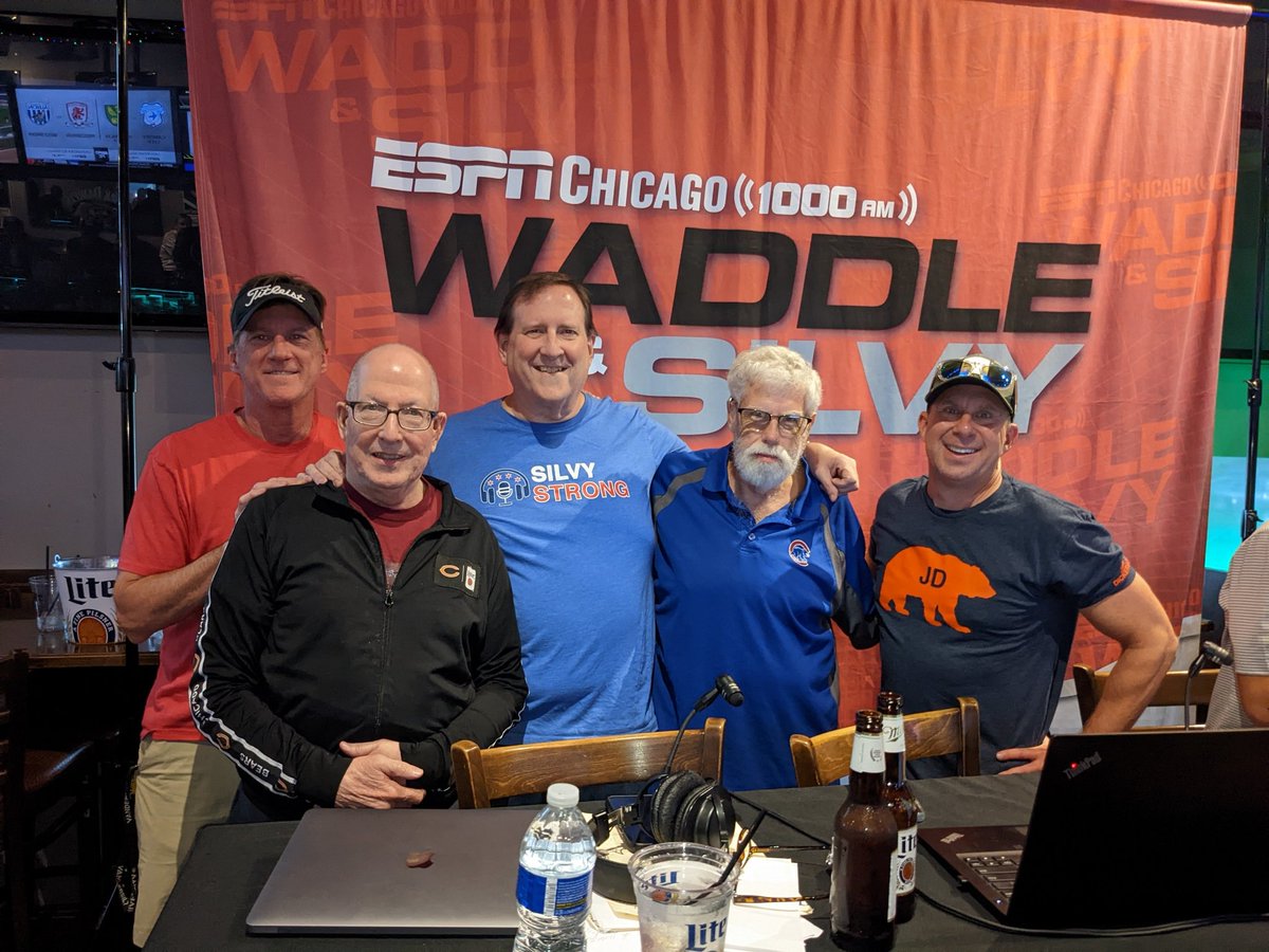 cubfan0213's tweet image. Great time with Waddle & Silvy at Chasers! @WaddleandSilvy @ESPN1000 @TWaddle87