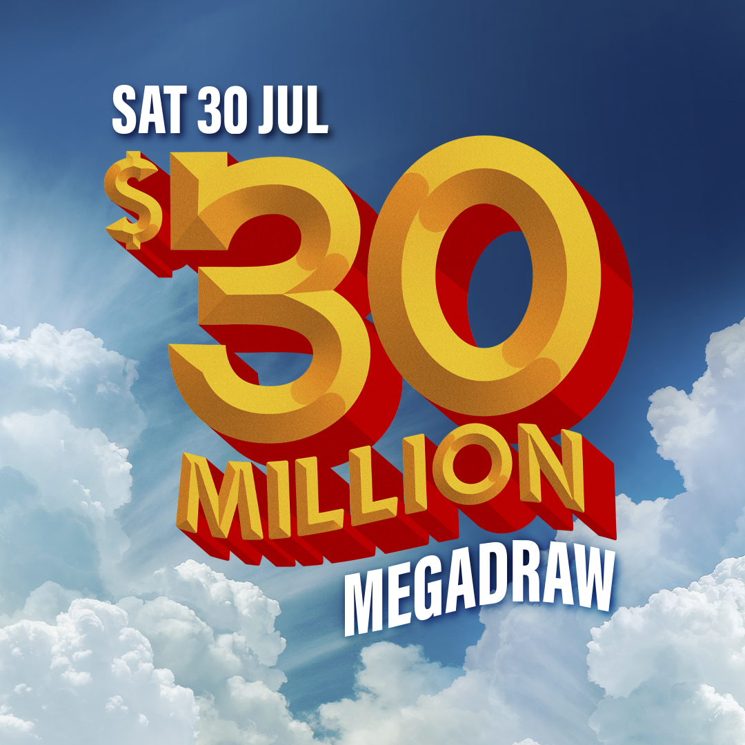 #SaturdayLotto's MEGASIZED event, the $30,000,000 #Megadraw is tonight! Have you got your ticket? #Lotterywest