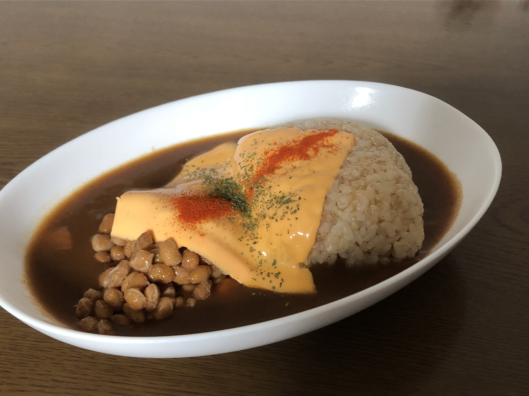 0saigo 今度いっぱいアレンジして 絶対納豆入りのcoco壱食べます 辛さやトッピングのリクエストあれば教えて下さい Twitter