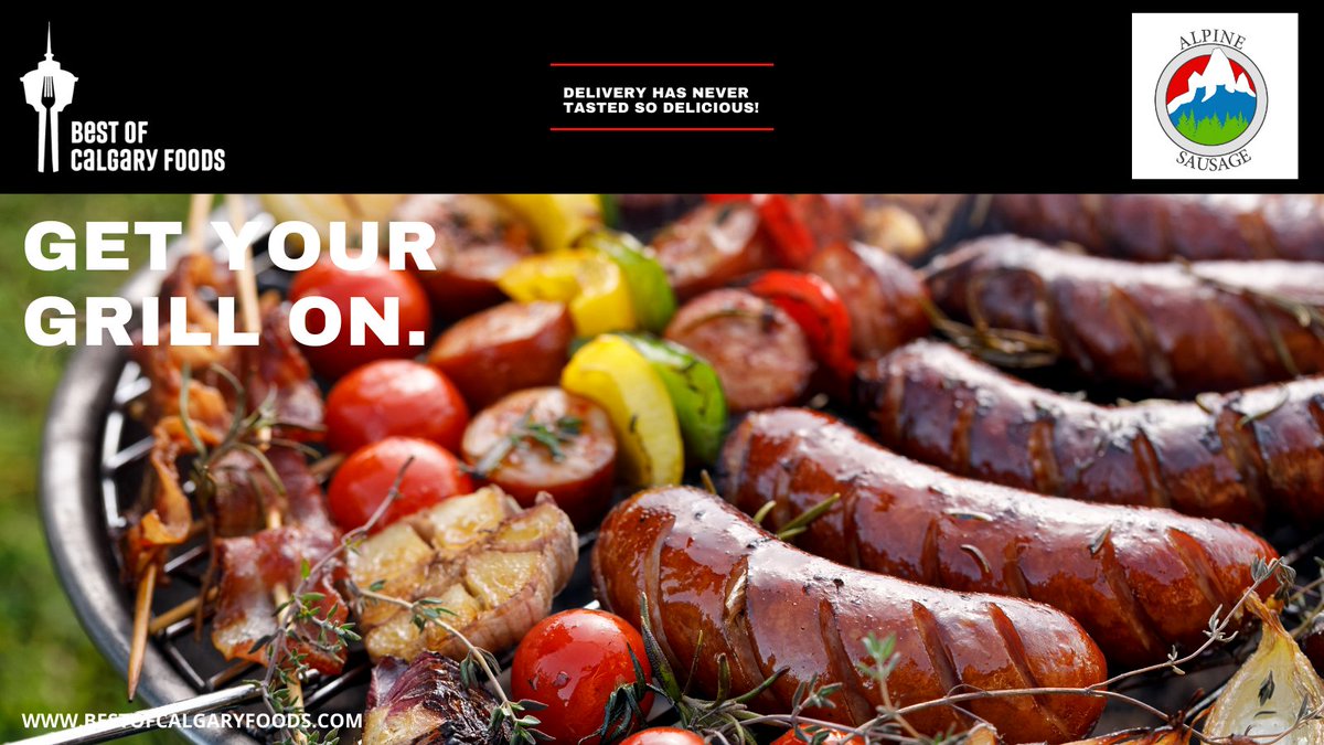 .@alpinesausage is turning up the heat this summer! Choose from a variety of BBQ sampling packs and ready-to-grill marinated options. A few easy clicks could have you BBQing like a pitmaster! 

Available for delivery through Best of Calgary Foods.

Shop at bestofcalgaryfoods.com