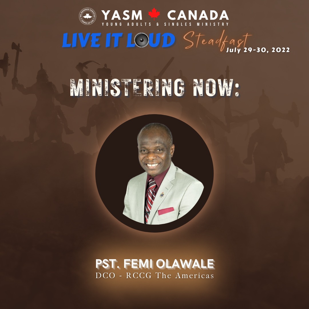 YASMCanada's tweet photo. Pst. Femi Olawale is LIVE at #lil2022 #steadfast https://t.co/4aDJFoEmgY