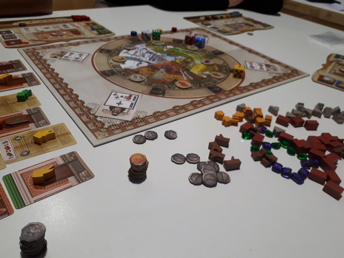 Danach noch eine Runde Die rote Kathedrale aus dem Hause <a href="/KOSMOS_Verlag/">KOSMOS Verlag</a>. Das macht mir richtig Spaß, nicht zu leicht aber auch nicht zu schwer. #werbung #Brettspiele #Spiele