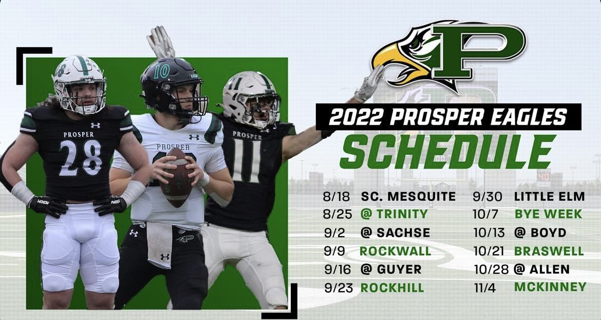 Prosper Eagles FB tweet media