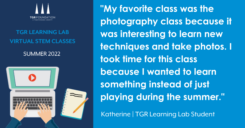 TGRFound's tweet photo. This week 7-12 grade students participating in our virtual summer STEM courses finished their last week of the session. Swipe to see some of their favorite classes and highlights from the experience. #STEMisLife