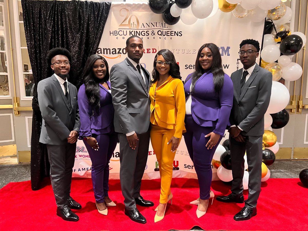 AlcornDOS's tweet photo. Our Royal Court is representing at the HBCU Kings and Queens Conference!  We are excited about what’s to come and appreciate Dr. Nave’s support in getting us here! https://t.co/RrM4AGy03X