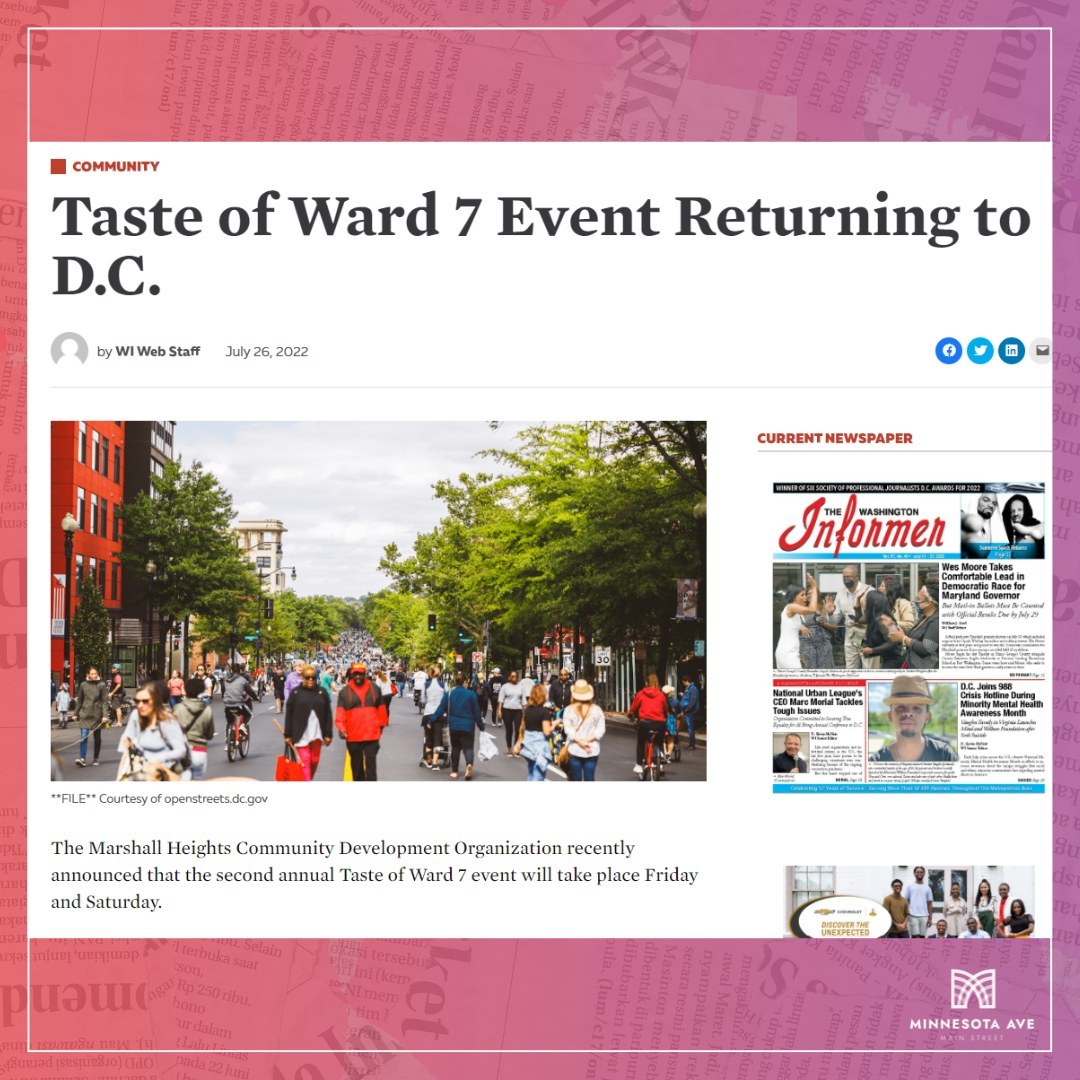 Minnesota Avenue Main Street tweet media