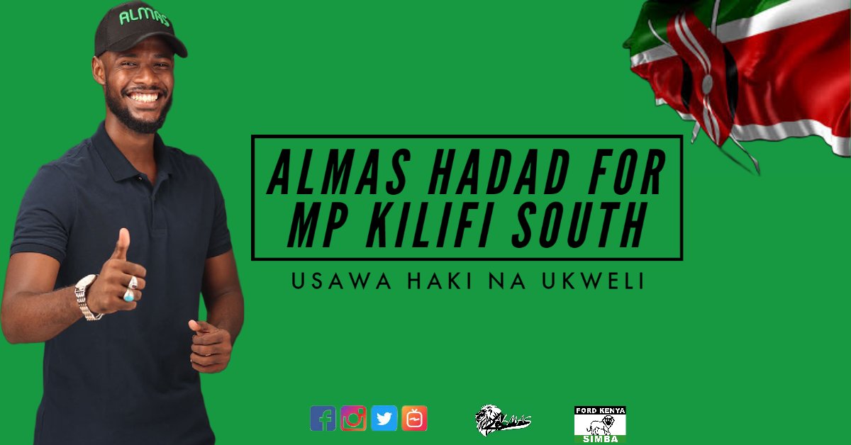 hon_almas's tweet photo. 10 day's To FREEDOM

#almashadadmp
#almasformp
#almashadad
#kilifisouth
#FordKenya
#AlmasBungeni https://t.co/viX0xkFl3E