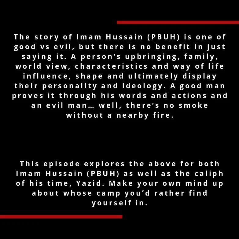 lispective's tweet photo. Leading up to episode 8, we will be recapping the 7 episodes already up and they can be listened to via https://t.co/MnMN9B1XOn

Episode 2:
The Origins Of Hussain And Yazid

#Shia #History #Ashura #Karbala #Muharram #Podcast #Islam #yazid #Hussain https://t.co/NO8UefRqCo