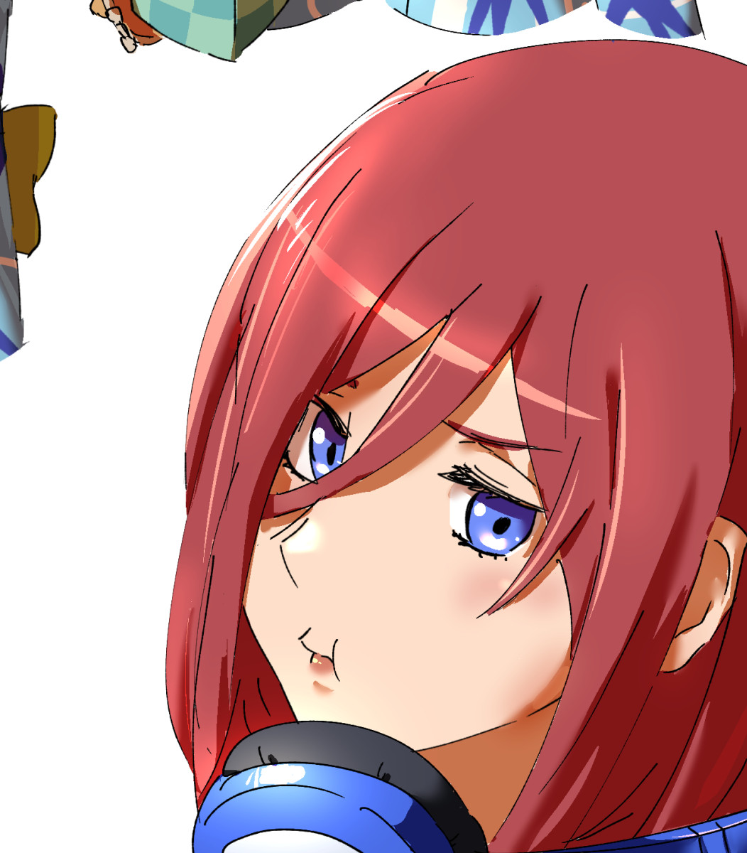 HammerさんがTwitterに投稿した中野三玖(五等分の花嫁)のイラスト。