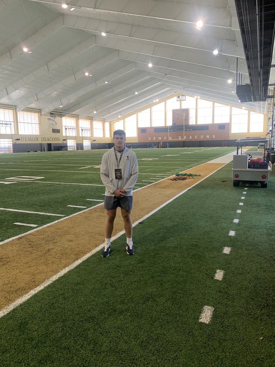 Thank you to the coaches and staff for showing me around today at Wake Forest. I had a good time, hope to be back soon. <a href="/WayneLineburg/">Wayne Lineburg</a> <a href="/ShrewsburyFB/">Shrewsbury Public Football</a> <a href="/ColonialsAD/">Shrewsbury Athletics</a> <a href="/ExceedSPF/">Exceed SPF</a>