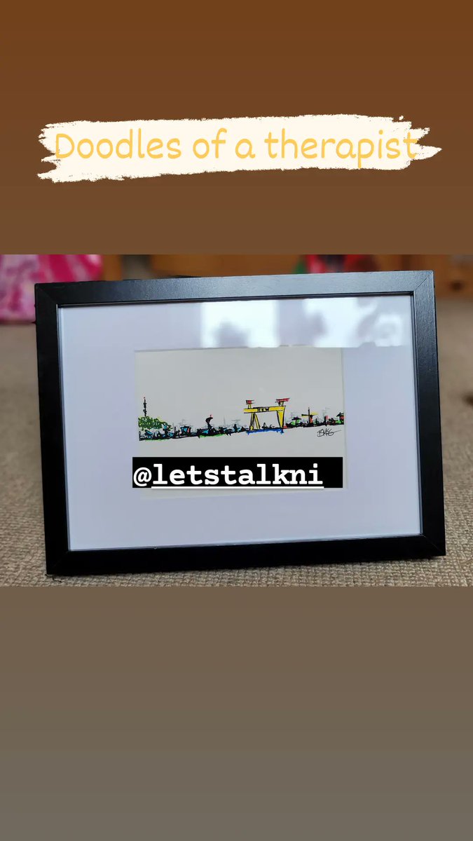 Our purpose is to help as many young people &amp; adults who are struggling with mental health through our doodles and the generosity of people who buy them.

Get in touch, let's talk! 

#letstalkni #getintouchletstalk #harlandandwolff #Belfast #Ireland   #doodlesofatherapist