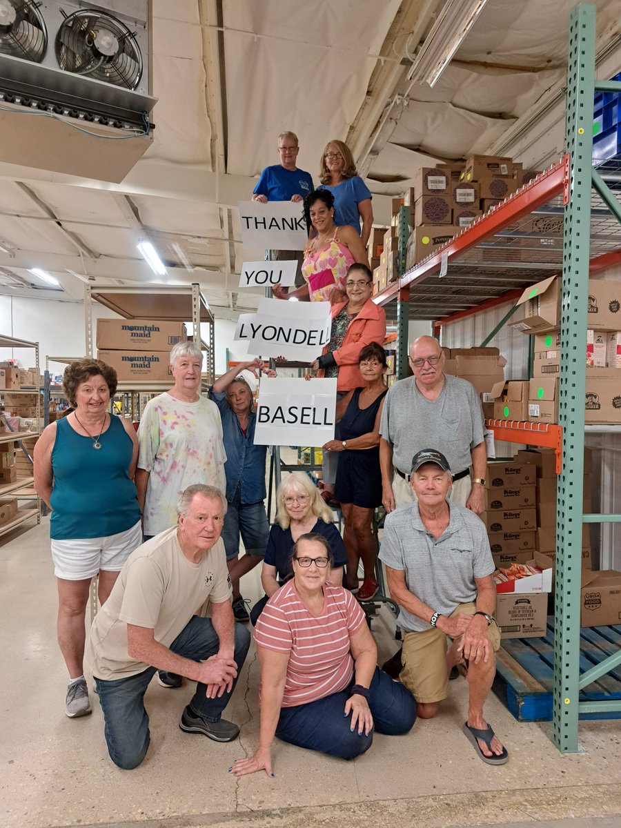 Thank you <a href="/LyondellBasell/">LyondellBasell</a>! We recently received a grant of $4,000 for pallet shelving and a mobile staircase (being put to use by our volunteers in this picture!). This new pallet racks have helped us organize our stock and redesign some of our day-to-day processes.