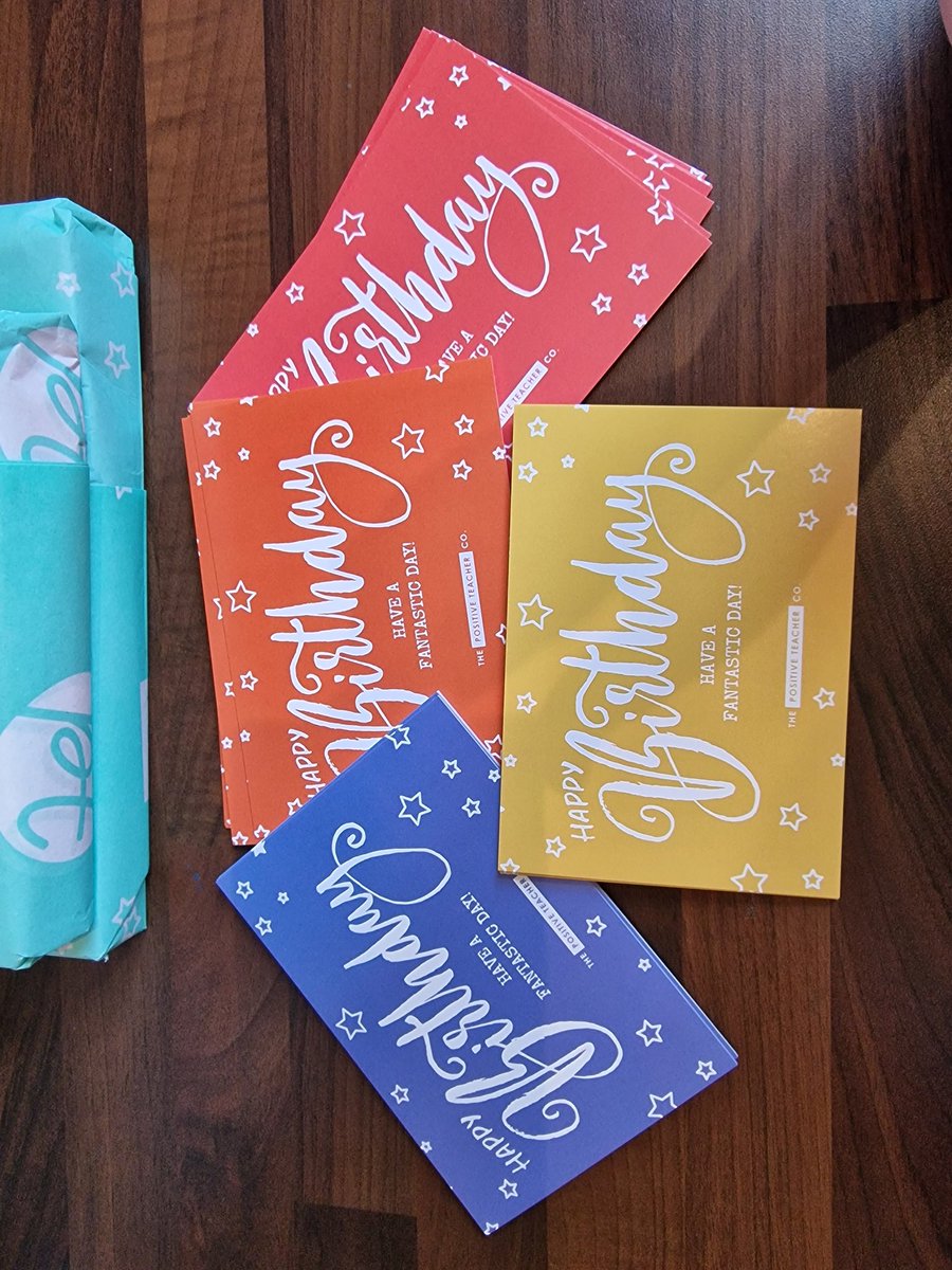 MissKerr92's tweet photo. Birthday cards..... looking forward to using these.... Happy birthday from all of us in 2K...😍 

@TPositiveTC 

#ECT #Addingthepersonaltouch #birthday #card https://t.co/XSTVC7ooYY