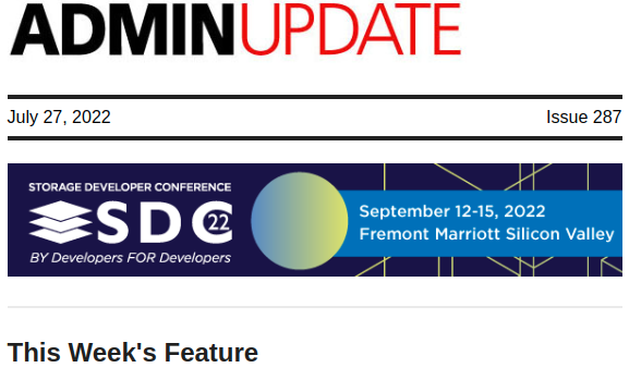 adminmagazine's tweet photo. Did you get ADMIN Update this week? Read the latest news and technical articles now and subscribe to get it every Wednesday https://t.co/tgdoIYfxlo #Linux #startup #RockyLinux #TUXEDOComputers #sysadmin #XWindow #ForensicAdmin #Kubernetes https://t.co/e0jbrZhvCv