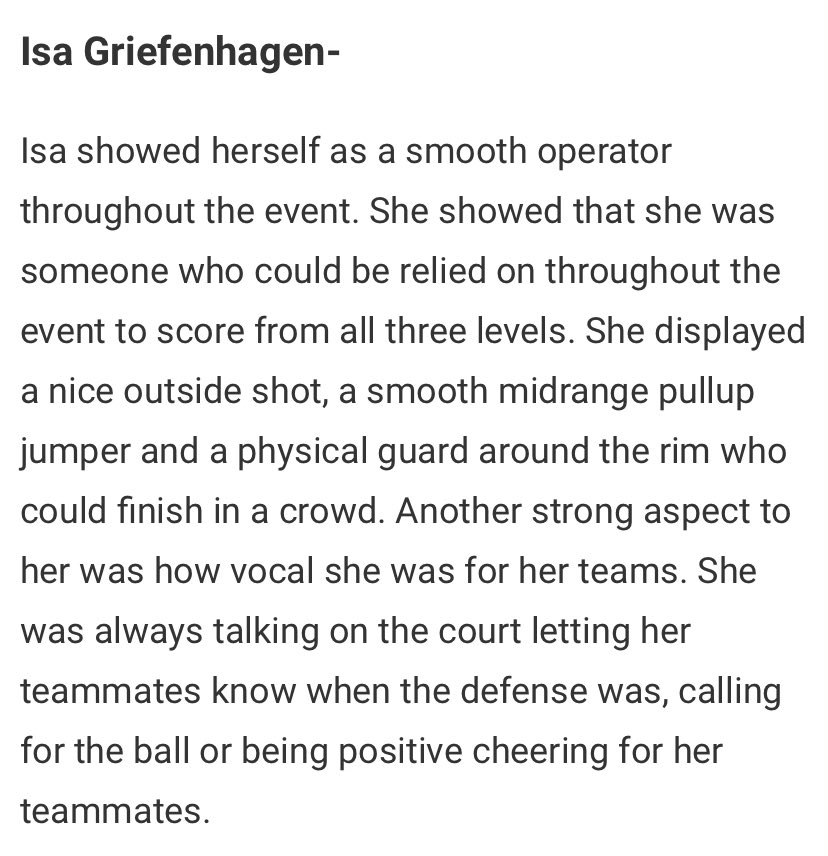 IsaGrief's tweet image. Thank you @EricJrAllStar &amp;amp; @JrAllStarMN for two incredible days in the gym with some fierce talent. I appreciate the write up and thank you for all of your support 🌟 @CoachQ_MN @FSABall #ThankYou #JrAllStar #BackInTheLab #SummerShowcase