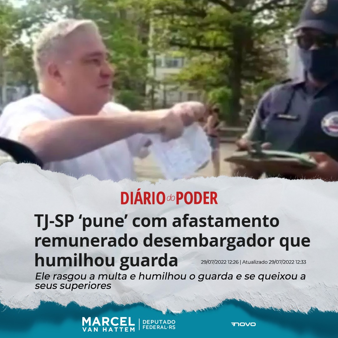 marcelvanhattem's tweet image. Isso não é punição, isso é privilégio. Isso não é punição, são férias de dois anos às custas do cidadão que pagará por este salário. É inadmissível que a legislação ainda permita a chamada "pena de disponibilidade": afastamento das funções sem prejuízos nos vencimentos.