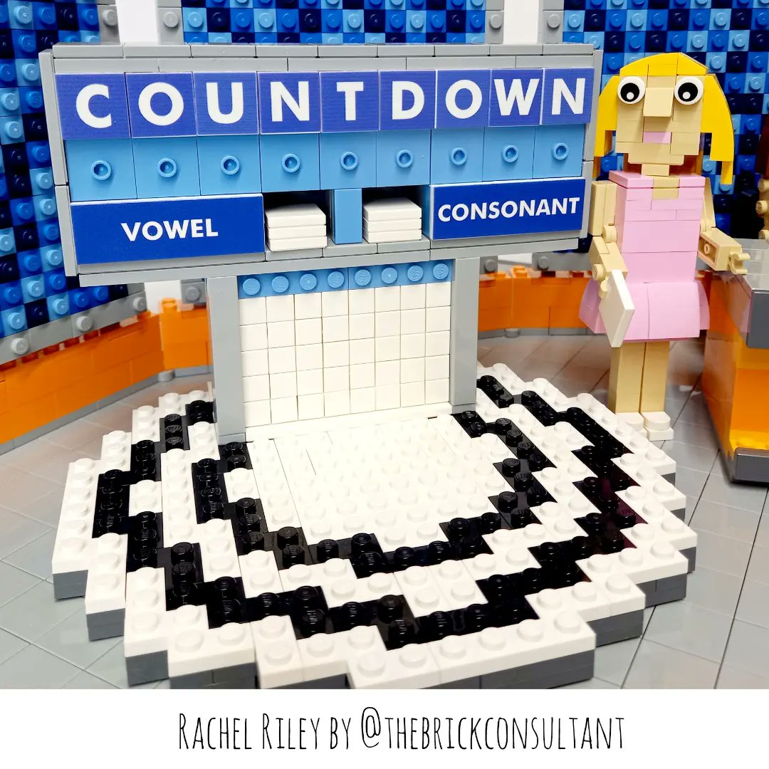 sprguinness's tweet photo. It was great fun seeing my LEGO model on @8outof10cats does Countdown, and watching the filming, here's a few photos. #LEGO #catscountdown @gillinghamjoe @johnjrichardson @lucyabeaumont @susie_dent @rachelrileyrr @jimmycarr @richardayoade @fabio_countdown @finlaycomedy @channel4 https://t.co/Wbzx1ouWfw