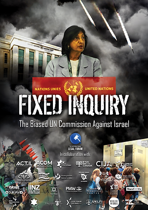 In May this year, before @UN_HRC #FixedInquiry even issued its initial (predictable) findings against #Israel, we led a global coalition of 25+ orgs, in releasing this report [bit.ly/3BsyhBB], flagging Miloon Kothari's bias & anti-Israel track record. #EliminateTheCoI
