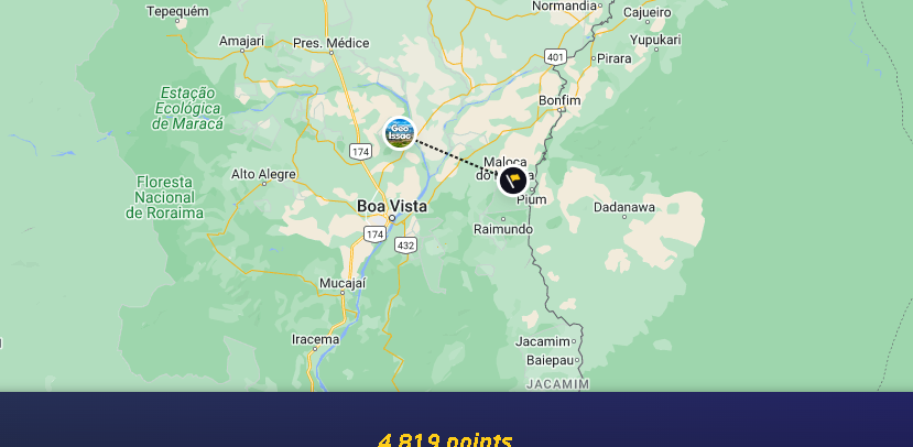 issacesullivan's tweet photo. My Best Boa Vista Area Guess.
#Geoguessr #geoguessr https://t.co/4Np89Z9Qy2